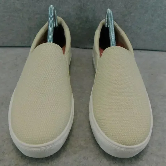 New Dr. Scholl's Women's White Nova Snake Print Slip-On Sneakers Size 9M Shoe - Picture 3 of 9